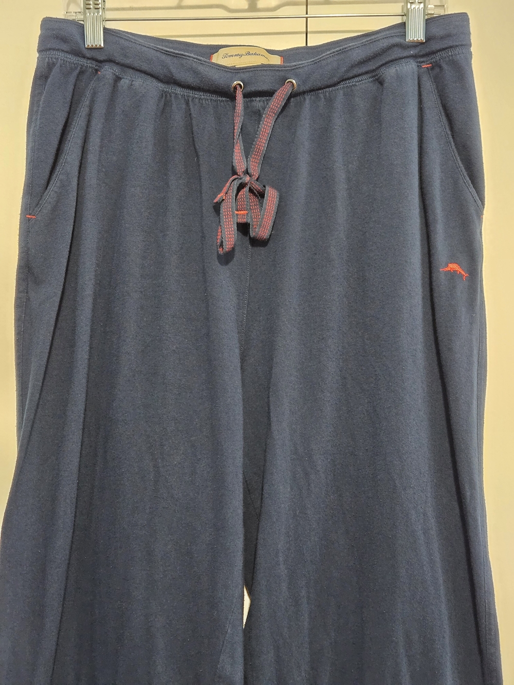 Tommy Bahama Lounge Pants Navy Drawstring Pajama Pants Large - Picture 2 of 5